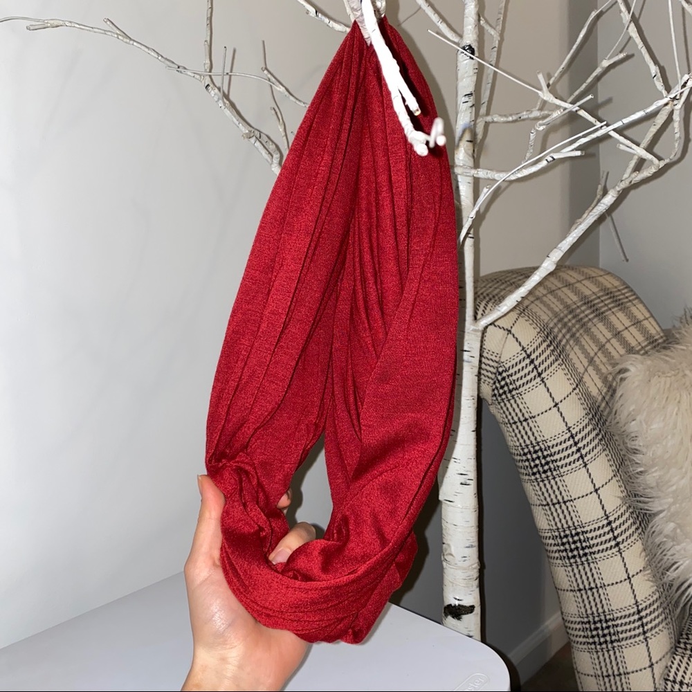Burgundy Infinity scarf